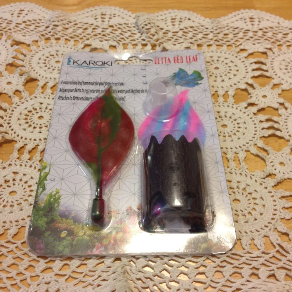 Betta Bed Leaf Hammock Aquarium Decoration Decor